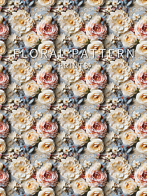 PSD 편집이미지 꽃 백그라운드 꽃무늬 패턴 사람없음 직물 인쇄 디지털합성 이미지편집 식물 무늬 파일형식