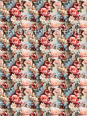 PSD 편집이미지 꽃 백그라운드 꽃무늬 패턴 사람없음 직물 인쇄 디지털합성 이미지편집 식물 무늬 파일형식