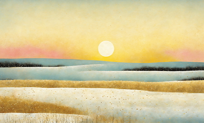 JPG 나무 백그라운드 일러스트 자연 하늘 초원 사람없음 컬러풀 태양 마을 일출 국내일러스트 AI일러스트 AI콘텐츠 자연요소 식물 컬러 노을 생태계 파일형식