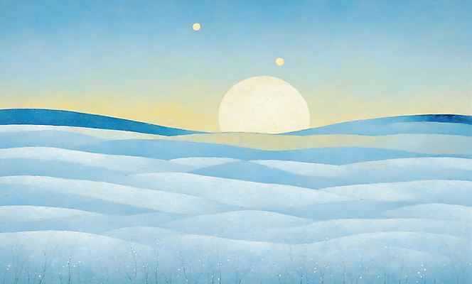 JPG 백그라운드 일러스트 자연 하늘 초원 사람없음 파란색 태양 일출 국내일러스트 AI일러스트 AI콘텐츠 자연요소 컬러 노을 생태계 파일형식