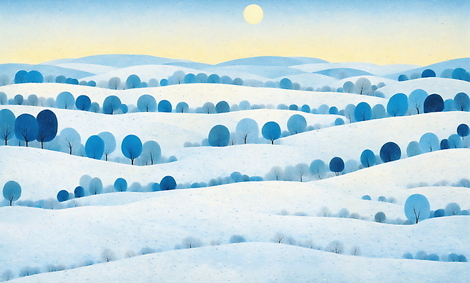 JPG 나무 백그라운드 일러스트 자연 하늘 산 초원 사람없음 파란색 태양 일출 국내일러스트 AI일러스트 AI콘텐츠 자연요소 식물 컬러 노을 생태계 파일형식