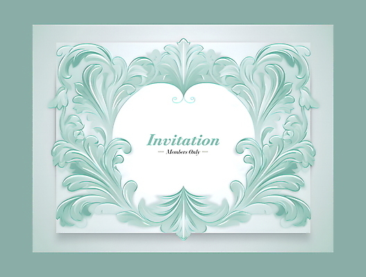 PSD 편집이미지 프레임 사람없음 장식 디지털합성 초대장 민트색 편집소스 아르누보 이미지편집 카드프레임 컬러 카드_감사 미술 파일형식