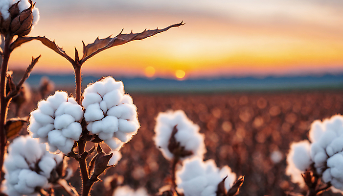 JPG 식물 편집이미지 밭 풍경 사람없음 노을 솜 디지털합성 목화솜 편집실사 AI포토 AI콘텐츠 자연요소 농업 CG 파일형식