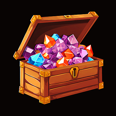 PSD 아이콘 사람없음 판타지 게임 오픈 수정 광석 보석 가득함 오브젝트 금고 보물상자 보물 보석상자 UI 가넷 루비 보석함 사파이어 자수정 2D아이콘 상상 놀이 생물 상자 파일형식