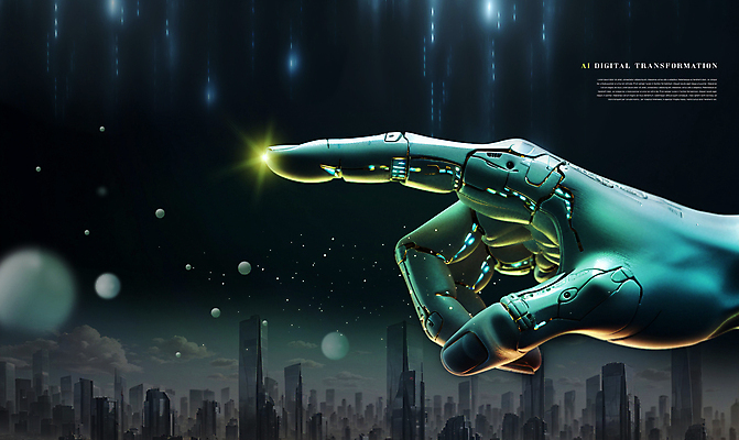 PSD 편집이미지 손 미래 사람없음 희망 기계 터치 변화 미래도시 기술혁신 로봇팔 AI_인공지능 이미지편집 감정 컨셉 신체부위 도시 로봇 혁명 파일형식