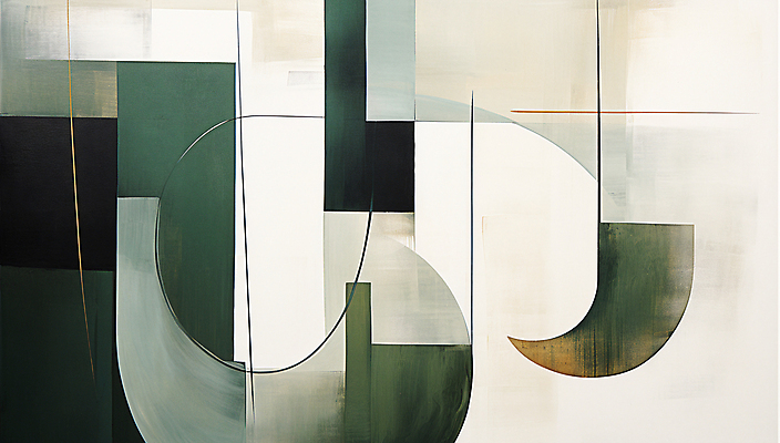 JPG 도형 백그라운드 일러스트 페인팅 사람없음 초록색 사각형 디지털합성 모던 국내일러스트 AI일러스트 AI콘텐츠 컬러 파일형식