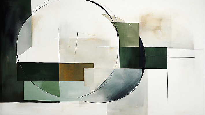 JPG 도형 백그라운드 일러스트 페인팅 사람없음 초록색 사각형 디지털합성 모던 국내일러스트 AI일러스트 AI콘텐츠 컬러 파일형식