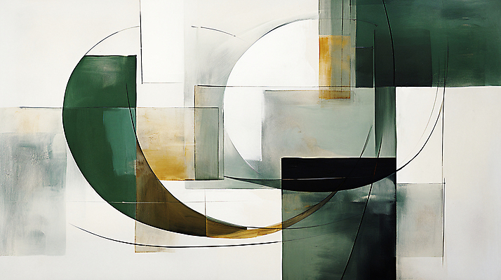 JPG 도형 백그라운드 일러스트 페인팅 사람없음 초록색 사각형 디지털합성 모던 국내일러스트 AI일러스트 AI콘텐츠 컬러 파일형식