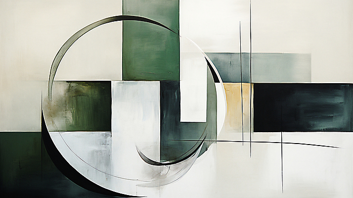 JPG 도형 백그라운드 일러스트 페인팅 사람없음 초록색 사각형 디지털합성 모던 국내일러스트 AI일러스트 AI콘텐츠 컬러 파일형식