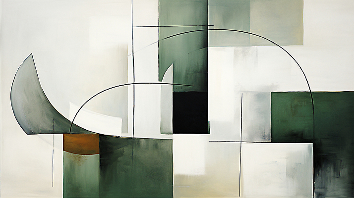 JPG 도형 백그라운드 일러스트 페인팅 사람없음 초록색 사각형 디지털합성 모던 국내일러스트 AI일러스트 AI콘텐츠 컬러 파일형식