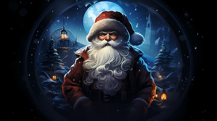 JPG 나무 노년 남자 크리스마스 겨울 일러스트 한명 상반신 산타클로스 어둠 눈 랜턴 눈내림 노인남자한명만 국내일러스트 AI일러스트 AI콘텐츠 자연요소 식물 1 계절 기념일 날씨 조명 눈_날씨 사람 성인 남자한명만 노인남자만 파일형식