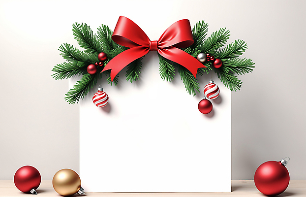 JPG 편집이미지 리본 크리스마스 프레임 사람없음 사각형 편지지 솔잎 오너먼트 카피스페이스 크리스마스리스 편집실사 AI포토 AI콘텐츠 도형 기념일 잎 크리스마스장식 화환 공백 편지 CG 파일형식