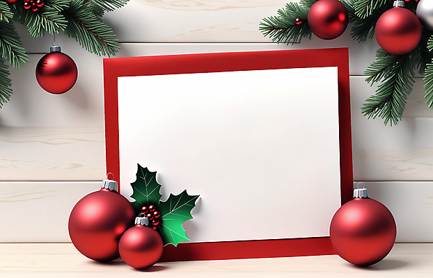 JPG 편집이미지 크리스마스 프레임 사람없음 사각형 편지지 솔잎 오너먼트 카피스페이스 크리스마스리스 편집실사 AI포토 AI콘텐츠 도형 기념일 잎 크리스마스장식 화환 공백 편지 CG 파일형식