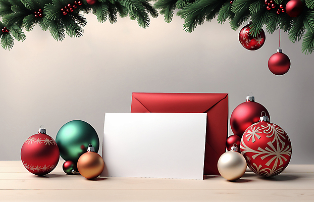 JPG 편집이미지 크리스마스 편지봉투 프레임 사람없음 사각형 편지지 솔잎 오너먼트 카피스페이스 크리스마스리스 편집실사 AI포토 AI콘텐츠 도형 기념일 잎 크리스마스장식 봉투 화환 공백 편지 CG 파일형식