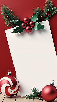 JPG 편집이미지 크리스마스장식 크리스마스 프레임 사람없음 사각형 편지지 솔잎 오너먼트 카피스페이스 크리스마스리스 편집실사 AI포토 AI콘텐츠 도형 기념일 잎 화환 공백 편지 CG 파일형식