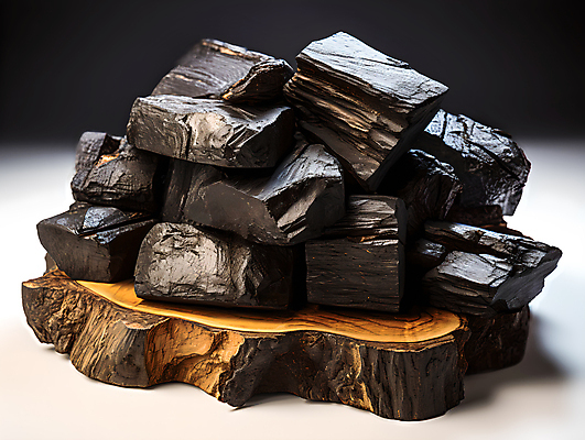 JPG 편집이미지 사람없음 목재 검은색 오브젝트 숯 나무받침 편집실사 AI포토 AI콘텐츠 나무 컬러 재료 받침대 CG 파일형식