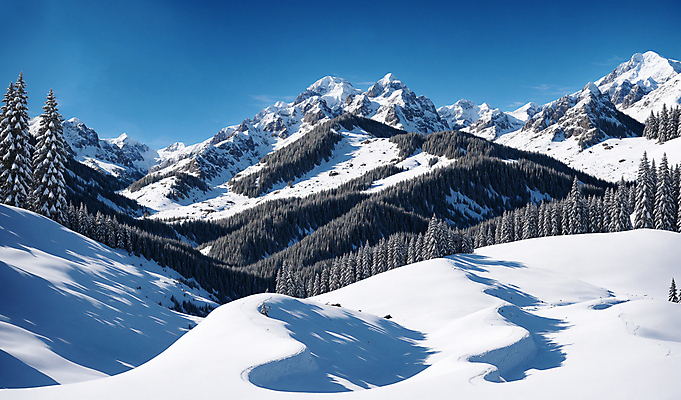 JPG 나무 편집이미지 겨울 풍경 사람없음 설원 추위 눈 설산 눈덮임 편집실사 AI포토 AI콘텐츠 자연요소 식물 계절 컨셉 날씨 산 눈_날씨 CG 파일형식
