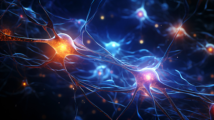 JPG 편집이미지 백그라운드 사람없음 빛 반짝임 연결 신경 신경세포 이미지편집 편집실사 AI컴퓨터그래픽 AI콘텐츠 모션 세포 CG 파일형식