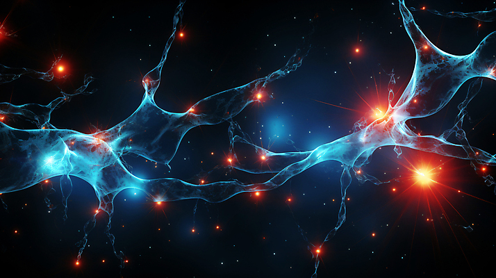 JPG 편집이미지 백그라운드 사람없음 빛 반짝임 연결 신경 신경세포 이미지편집 편집실사 AI컴퓨터그래픽 AI콘텐츠 모션 세포 CG 파일형식