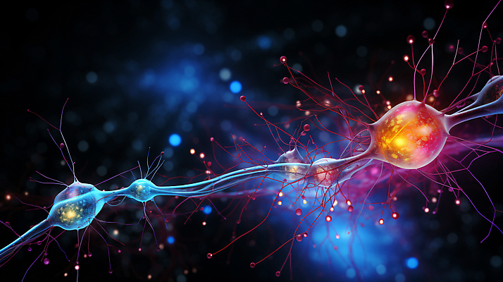 JPG 편집이미지 백그라운드 사람없음 빛 반짝임 연결 신경 신경세포 이미지편집 편집실사 AI컴퓨터그래픽 AI콘텐츠 모션 세포 CG 파일형식