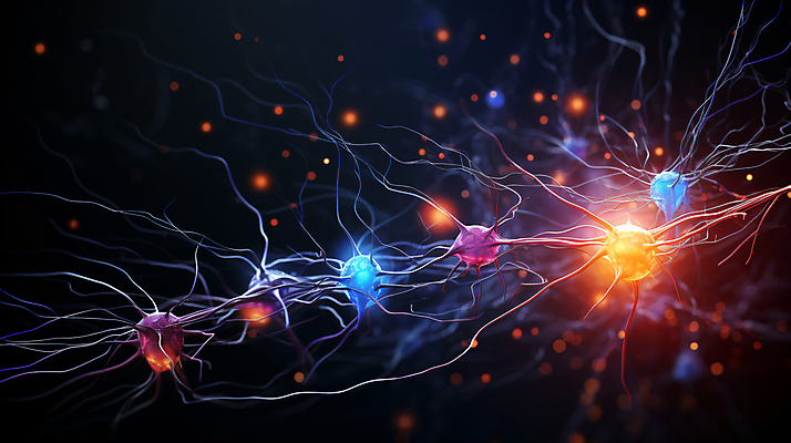 JPG 편집이미지 백그라운드 사람없음 빛 반짝임 연결 신경 신경세포 이미지편집 편집실사 AI컴퓨터그래픽 AI콘텐츠 모션 세포 CG 파일형식