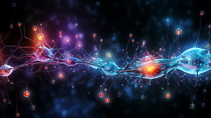 JPG 편집이미지 백그라운드 사람없음 빛 반짝임 연결 신경 신경세포 이미지편집 편집실사 AI컴퓨터그래픽 AI콘텐츠 모션 세포 CG 파일형식