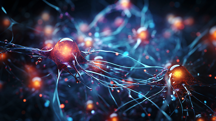 JPG 편집이미지 백그라운드 사람없음 빛 반짝임 연결 신경 신경세포 이미지편집 편집실사 AI컴퓨터그래픽 AI콘텐츠 모션 세포 CG 파일형식