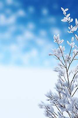 JPG 편집이미지 겨울 나뭇잎 사람없음 흰색 나뭇가지 눈 서리 눈내림 카피스페이스 겨울눈 편집실사 AI포토 AI콘텐츠 자연요소 나무 식물 계절 컬러 잎 날씨 눈_날씨 공백 CG 파일형식