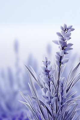 JPG 편집이미지 꽃 잎 겨울 사람없음 눈 서리 연보라색 눈내림 카피스페이스 겨울눈 편집실사 AI포토 AI콘텐츠 자연요소 식물 계절 날씨 눈_날씨 보라색 공백 CG 파일형식