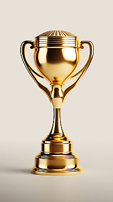 PSD 편집이미지 사람없음 3D 금속 금색 우승 트로피 디지털합성 광택 시상 편집소스 편집3D 컬러 재질 최고 상_우승 파일형식