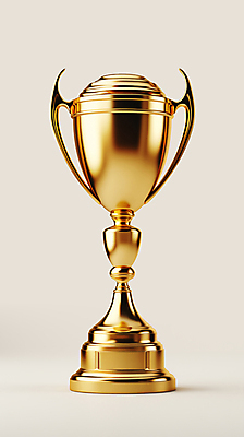 PSD 편집이미지 사람없음 3D 금속 금색 우승 트로피 디지털합성 광택 시상 편집소스 편집3D 컬러 재질 최고 상_우승 파일형식