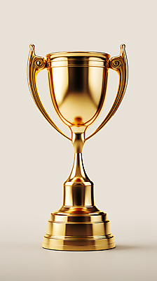 PSD 편집이미지 사람없음 3D 금속 금색 우승 트로피 디지털합성 광택 시상 편집소스 편집3D 컬러 재질 최고 상_우승 파일형식