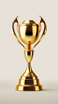 PSD 편집이미지 사람없음 3D 금속 금색 우승 트로피 디지털합성 광택 시상 편집소스 편집3D 컬러 재질 최고 상_우승 파일형식