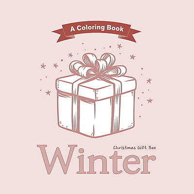 별 리본 분홍색 크리스마스 겨울 일러스트 사람없음 선물상자 스케치 라인아트 드로잉 젠탱글 국내일러스트 AI파일 자연요소 계절 기념일 선 컬러 선물 미술 상자 파일형식 벡터