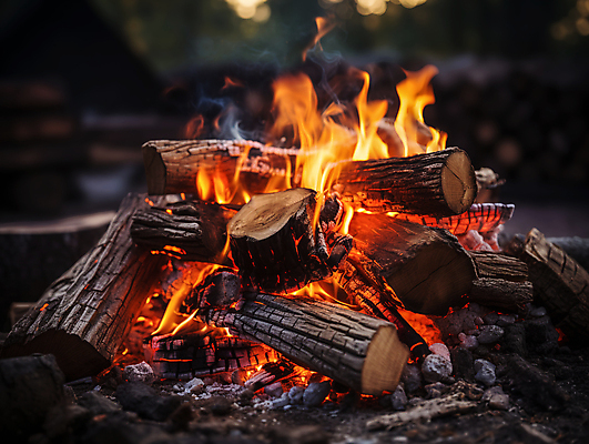 JPG 편집이미지 불꽃 휴식 사람없음 어둠 캠핑 장작 모닥불 캠핑장 숯 편집실사 AI포토 AI콘텐츠 컨셉 불 레저 CG 파일형식