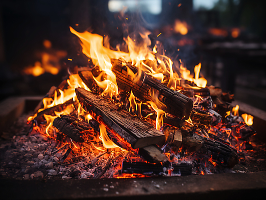 JPG 편집이미지 불꽃 휴식 사람없음 어둠 캠핑 장작 모닥불 캠핑장 숯 편집실사 AI포토 AI콘텐츠 컨셉 불 레저 CG 파일형식