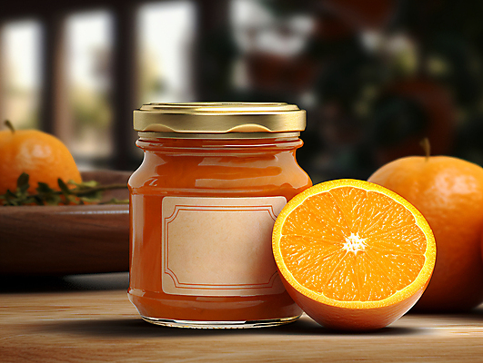 JPG 편집이미지 오렌지 디저트 사람없음 주황색 디지털합성 오브젝트 과일잼 마멀레이드 오렌지마멀레이드 편집실사 AI포토 AI콘텐츠 음식 컬러 과일 잼 CG 파일형식