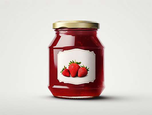 JPG 편집이미지 딸기 디저트 사람없음 디지털합성 오브젝트 딸기잼 과일잼 편집실사 AI포토 AI콘텐츠 음식 과일 잼 CG 파일형식
