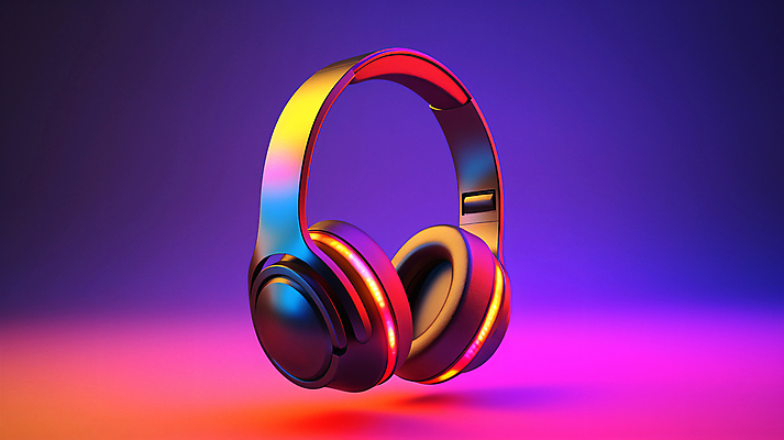 JPG 편집이미지 음향기기 사람없음 헤드셋 디지털합성 블루투스 편집실사 AI포토 AI콘텐츠 전자제품 헤드폰 CG 파일형식