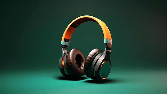 JPG 편집이미지 음향기기 사람없음 헤드셋 디지털합성 블루투스 편집실사 AI포토 AI콘텐츠 전자제품 헤드폰 CG 파일형식