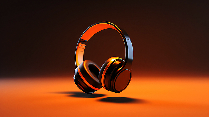 JPG 편집이미지 음향기기 사람없음 헤드셋 디지털합성 블루투스 편집실사 AI포토 AI콘텐츠 전자제품 헤드폰 CG 파일형식