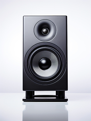 JPG 편집이미지 음악 음향기기 사람없음 검은색 스피커 장비 디지털합성 편집실사 AI포토 AI콘텐츠 컬러 문화예술 전자제품 CG 파일형식