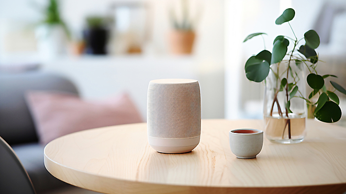 JPG 편집이미지 음악 탁자 실내 사람없음 인테리어 꽃병 스피커 찻잔 디지털합성 블루투스 편집실사 AI포토 AI콘텐츠 디자인 꽃 음향기기 가구 문화예술 잔 내부 CG 파일형식