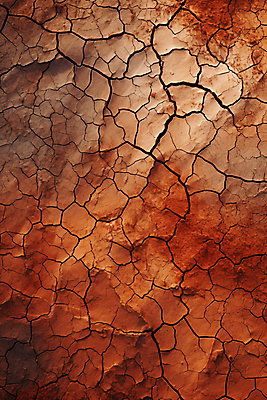 JPG 편집이미지 자연 건조 사람없음 갈색 환경 흙 균열 땅 디지털합성 가뭄 편집실사 AI포토 AI콘텐츠 컬러 모션 날씨 CG 생태계 파일형식