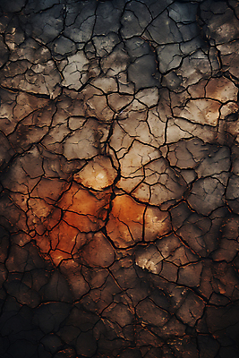 JPG 편집이미지 자연 건조 사람없음 갈색 환경 흙 균열 땅 디지털합성 가뭄 편집실사 AI포토 AI콘텐츠 컬러 모션 날씨 CG 생태계 파일형식