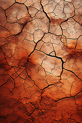 JPG 편집이미지 자연 건조 사람없음 갈색 환경 흙 균열 땅 디지털합성 가뭄 편집실사 AI포토 AI콘텐츠 컬러 모션 날씨 CG 생태계 파일형식