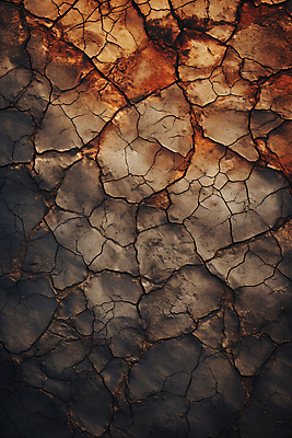 JPG 편집이미지 자연 건조 사람없음 갈색 환경 흙 균열 땅 디지털합성 가뭄 편집실사 AI포토 AI콘텐츠 컬러 모션 날씨 CG 생태계 파일형식