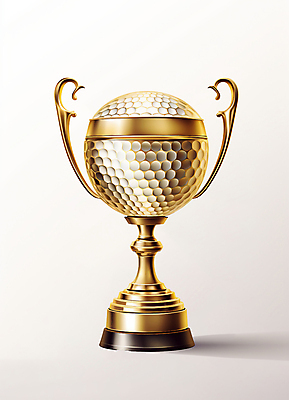 PSD 스포츠 골프 일러스트 골프공 사람없음 금색 우승 수상_상을받음 트로피 오브젝트 시상 국내일러스트 컬러 공 골프용품 구기 최고 상_우승 파일형식