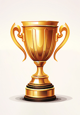 PSD 일러스트 사람없음 금색 우승 수상_상을받음 트로피 오브젝트 시상 국내일러스트 컬러 최고 상_우승 파일형식