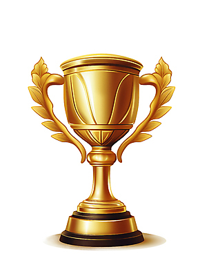PSD 일러스트 사람없음 금색 우승 수상_상을받음 트로피 오브젝트 시상 국내일러스트 컬러 최고 상_우승 파일형식